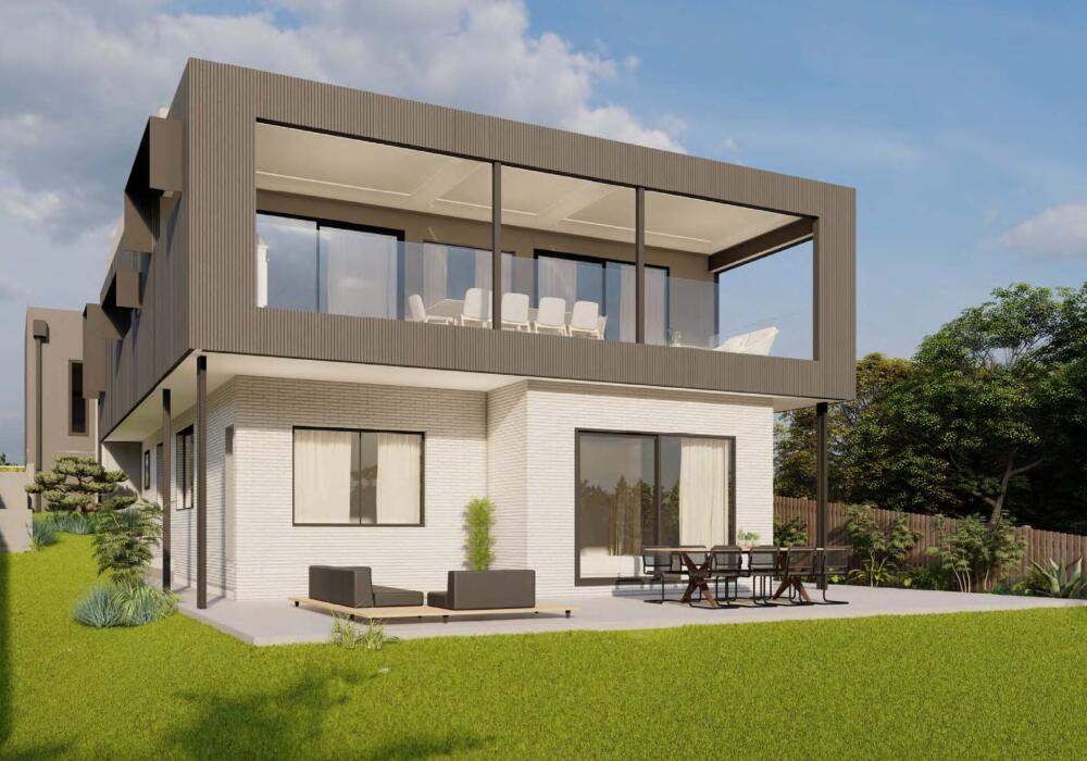 Fyansford new custom home build - outdoor entertaining area - Fox Building Group
