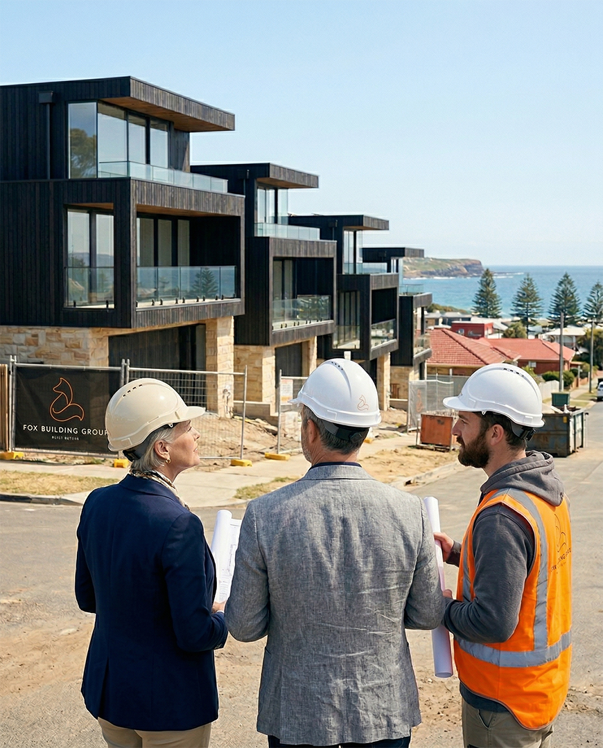 A Fox Building Group Construction Site In Geelong Demonstrating Successful Navigation Of Section 173 Agreement Conditions And Building Permit Approvals.