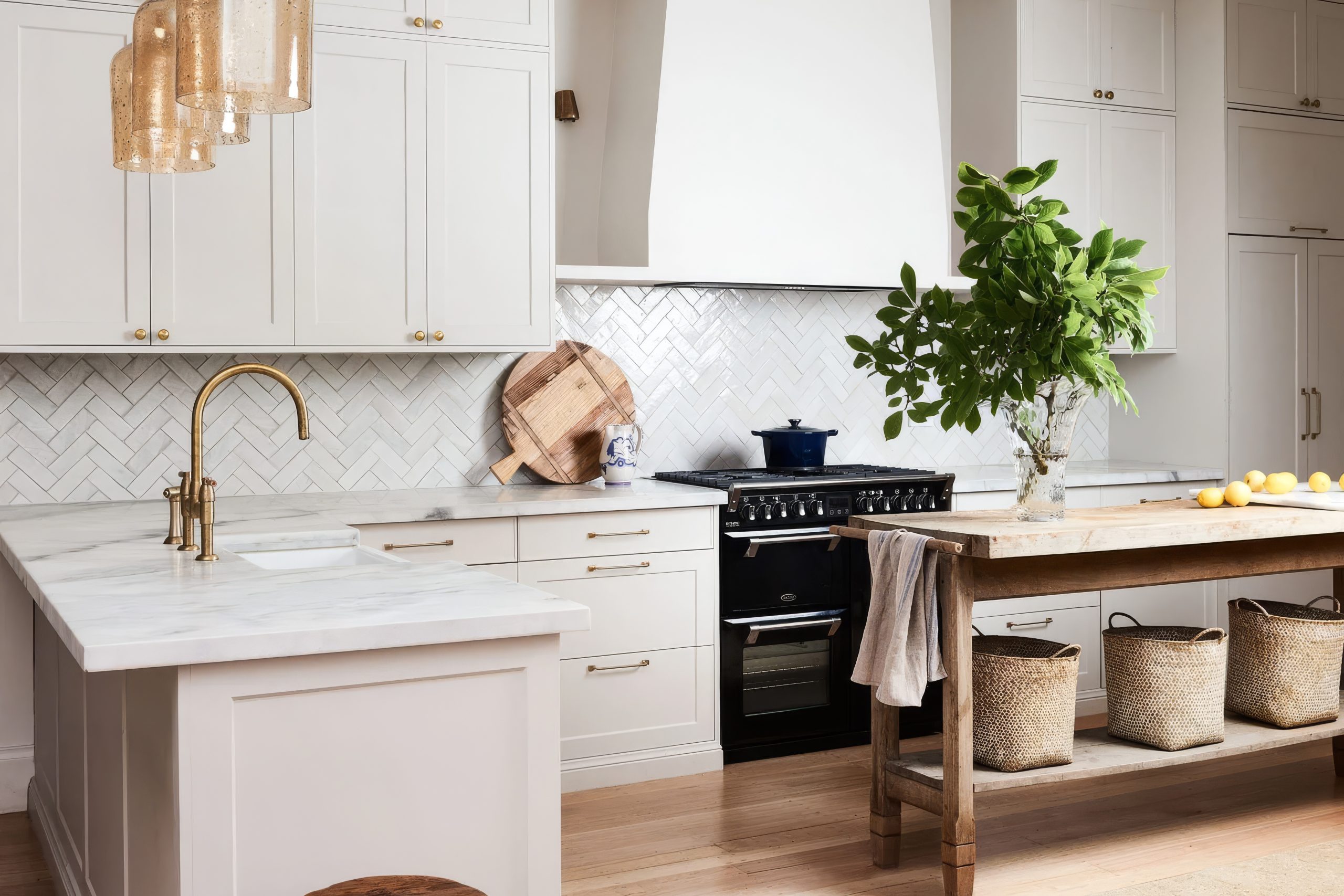 Hawthorn Renovation kitchen island and joinery by Fox Building Group